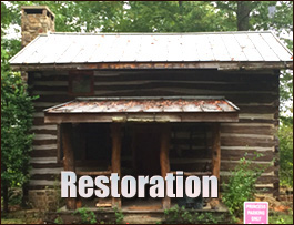 Historic Log Cabin Restoration  Brantley County, Georgia